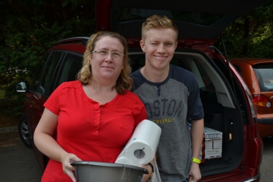 Liam and his mum Elaine