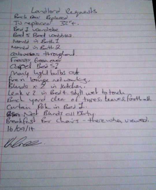 list