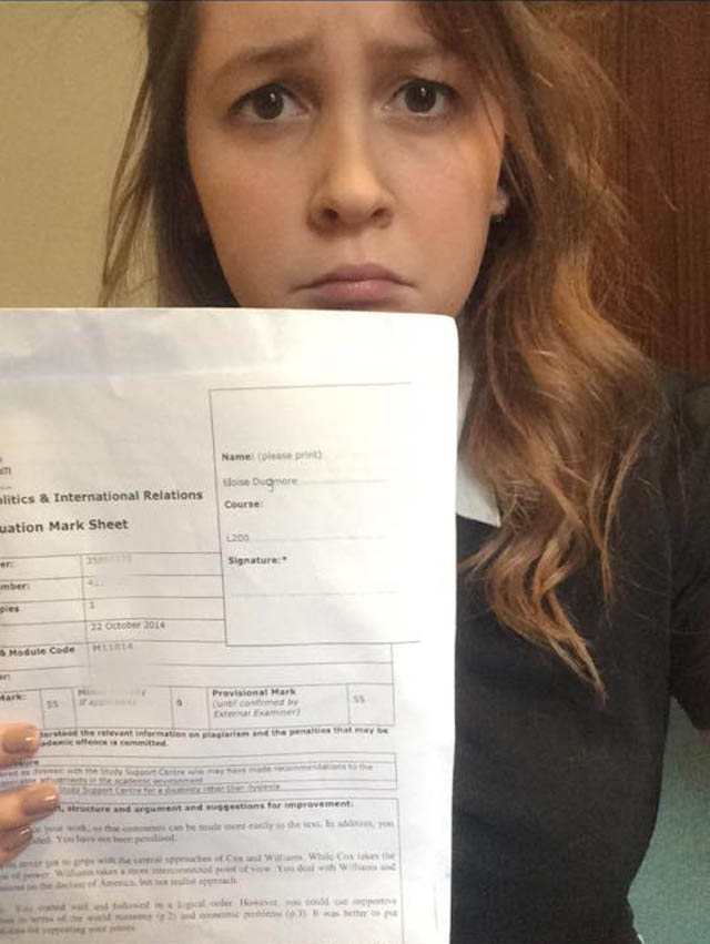 exam blunder