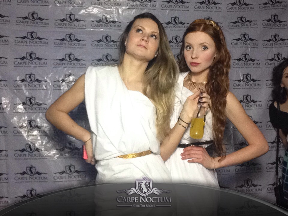 The toga party was freshers week