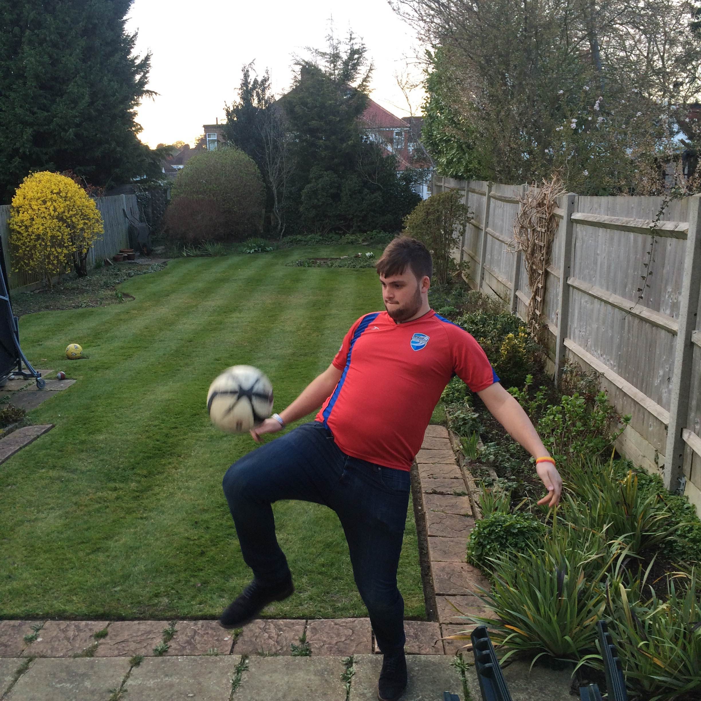I tried to do football once