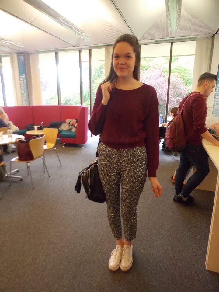Jayde Richards, 3rd year English student