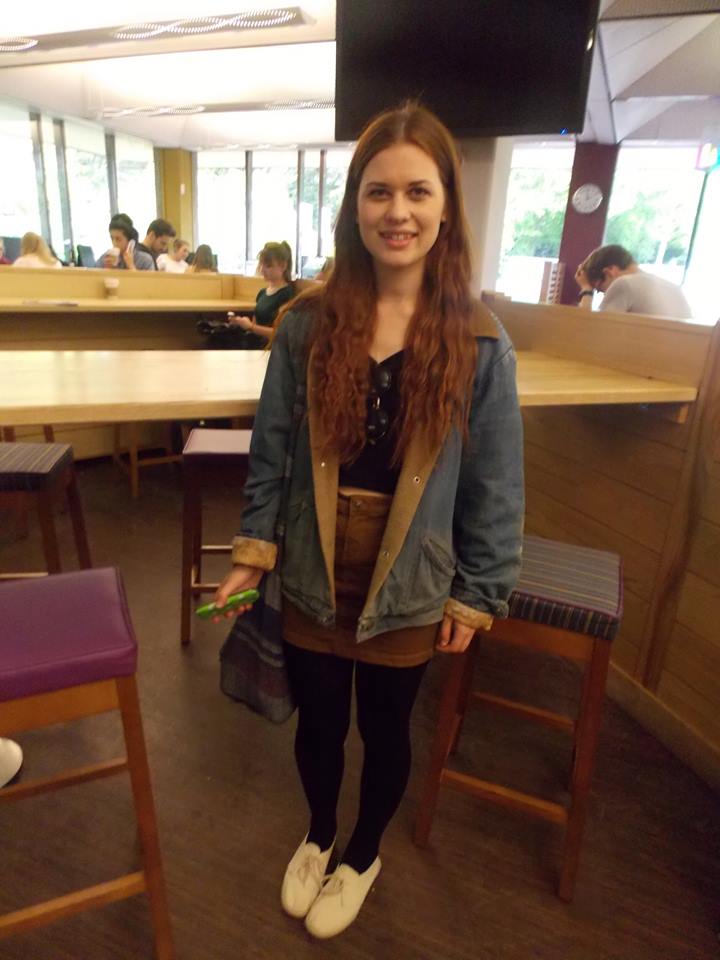 Emma Hancox, 1st year English student