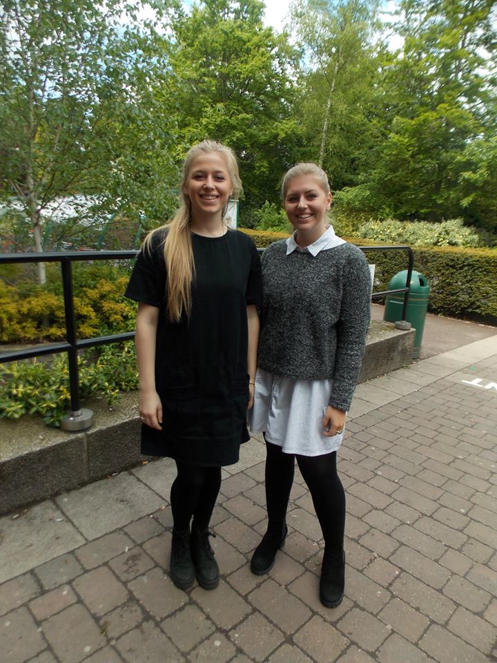 Emily Campin and Clare Sidwell, 2nd year History of Art students