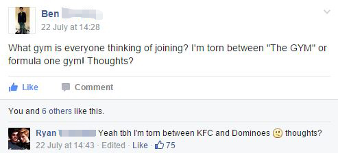 Ryan's got his priorities right