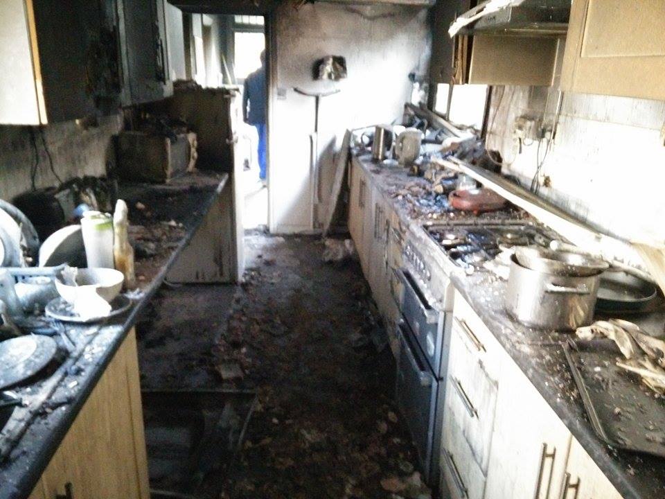 house burn