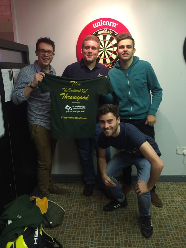 From left: James Strode (VP), Ben Clark, Jack Simpson, Tim Thorowgood (C)