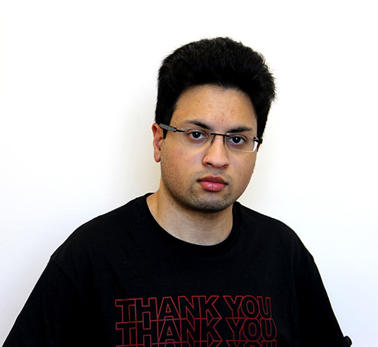 Dipen Patel is still not smiling