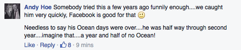 fake ocean