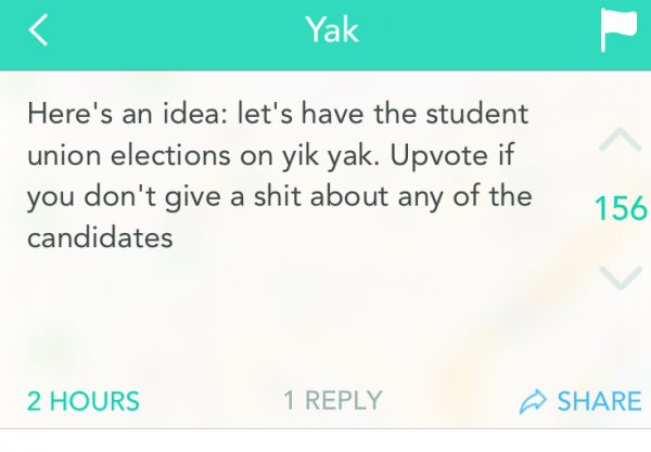 voting on yikyak