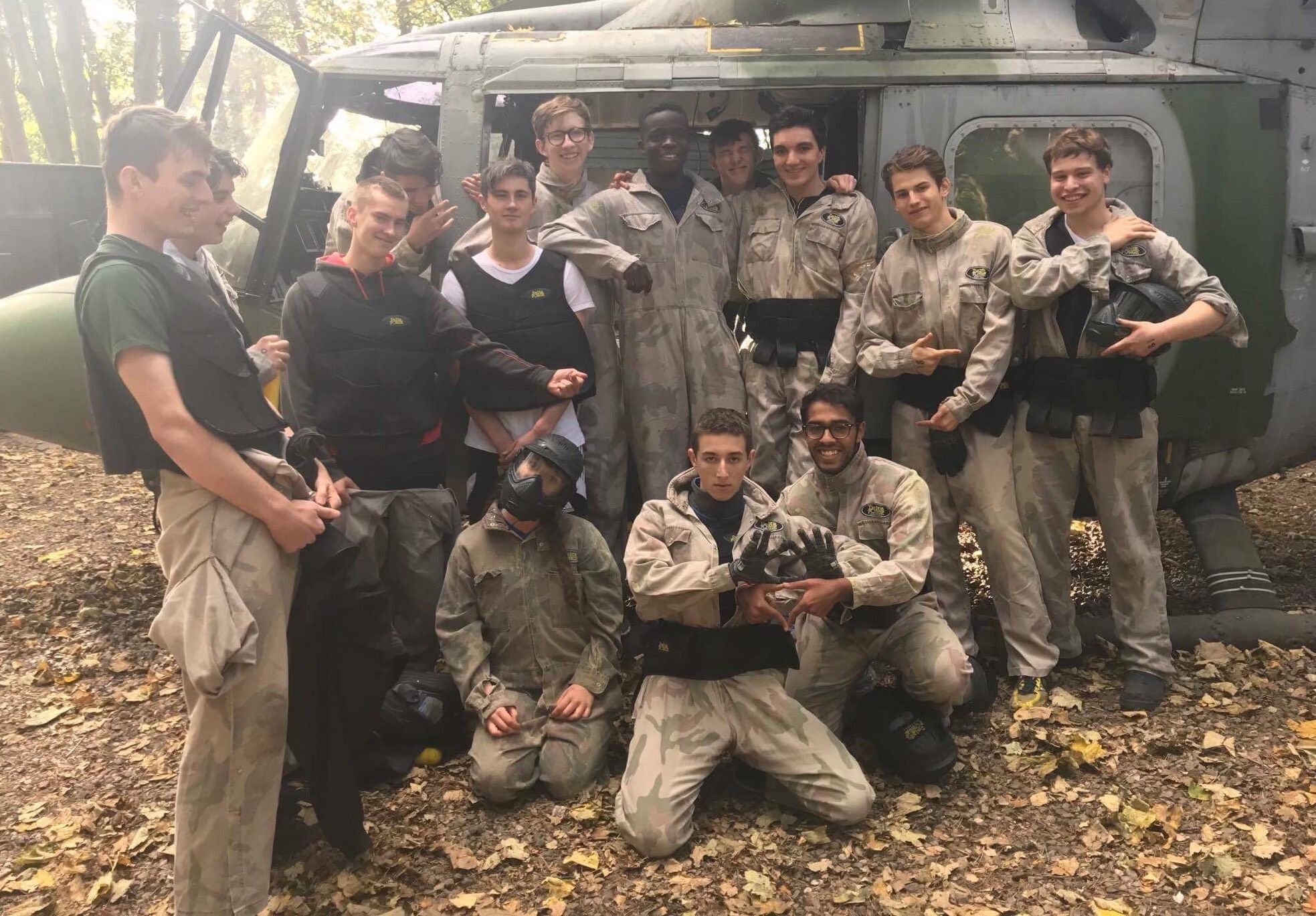 Image may contain: Army, Soldier, Military Uniform, Military, Paintball, Person, People, Human