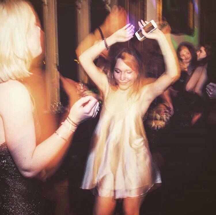 Image may contain: Party, Woman, Girl, Female, Blonde, Night Life, Night Club, Music, Leisure Activities, Disco, Club, Person, People, Human