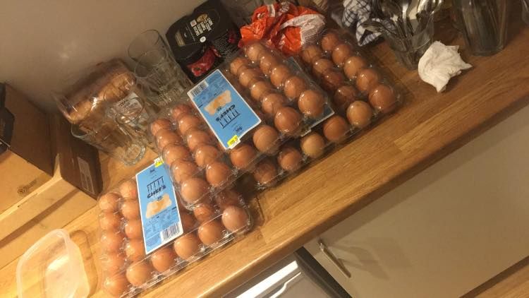 Image may contain: Egg, Furniture, Sweets, Confectionery, Food