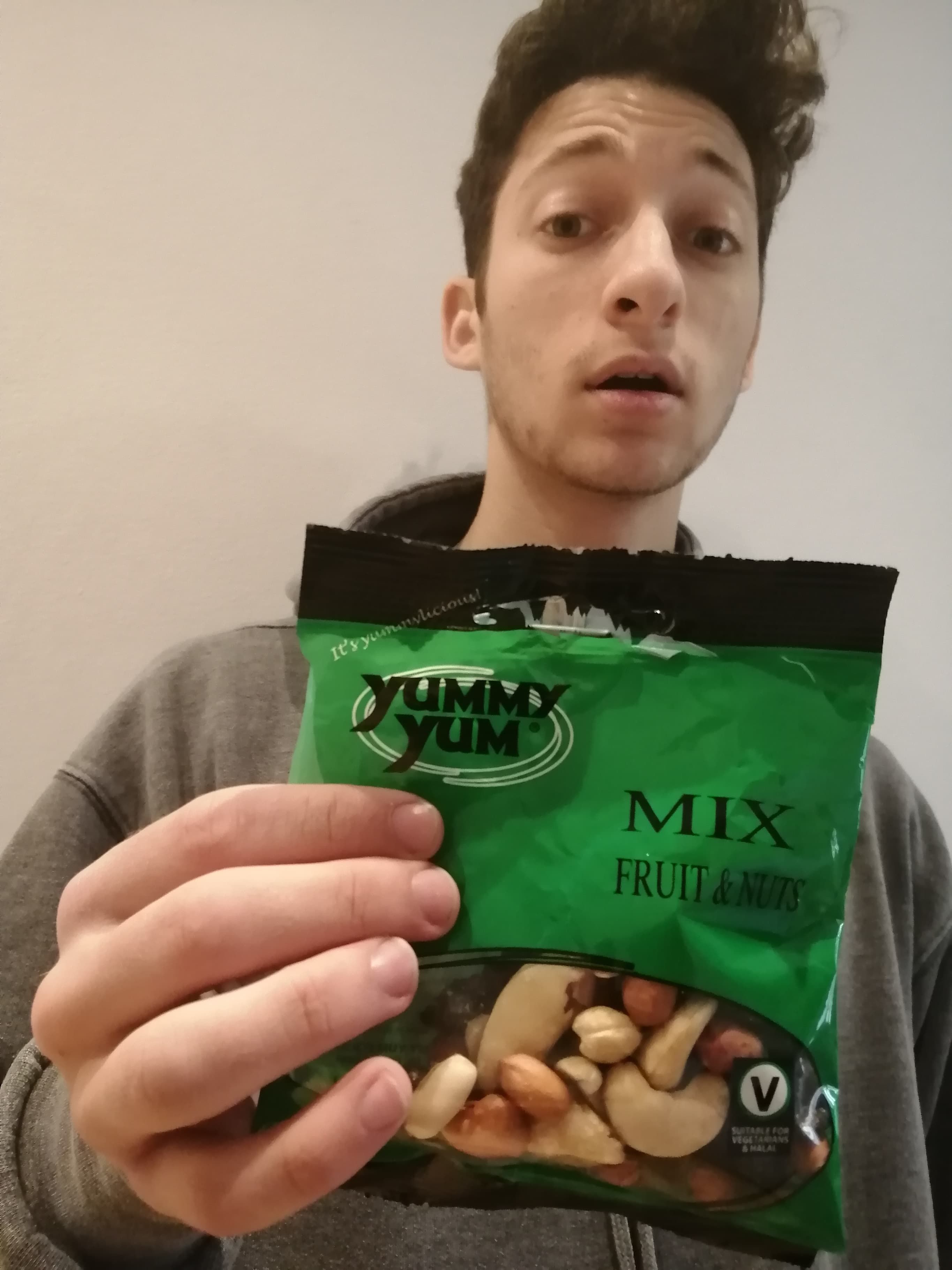 Image may contain: Nut, Vegetable, Food, Person, Human, Plant