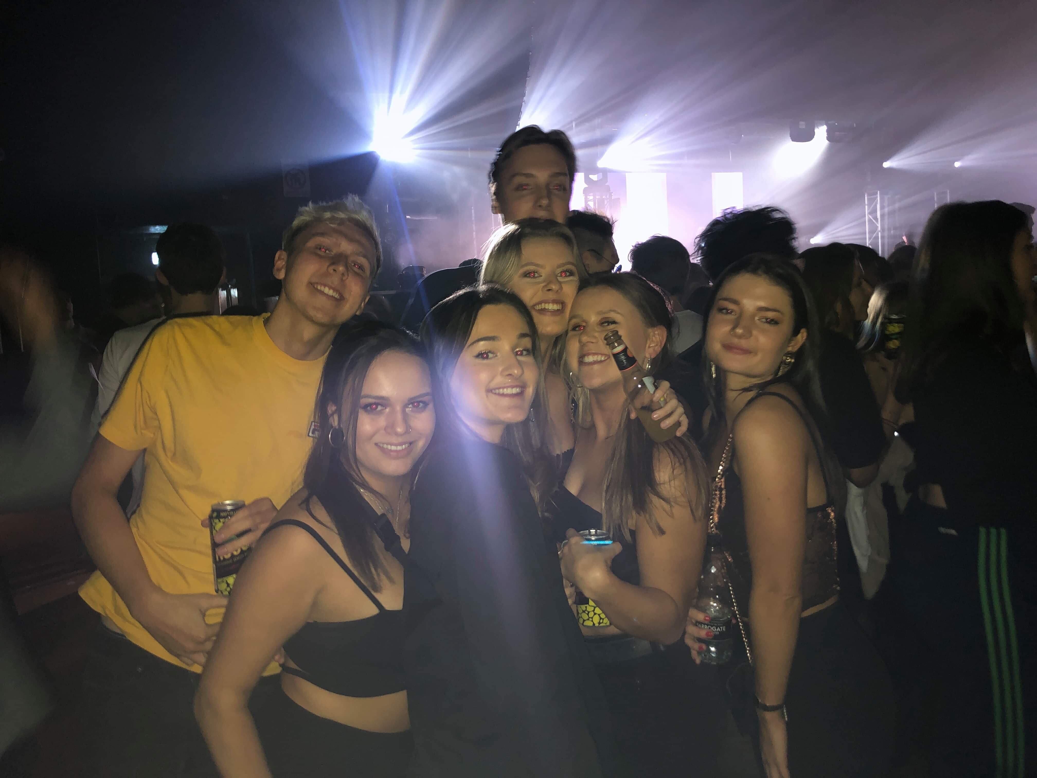 Image may contain: Party, Night Club, Club, Night Life, Person, Human