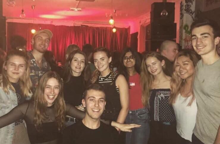 Image may contain: People, Night Club, Face, Club, Person, Human, Party