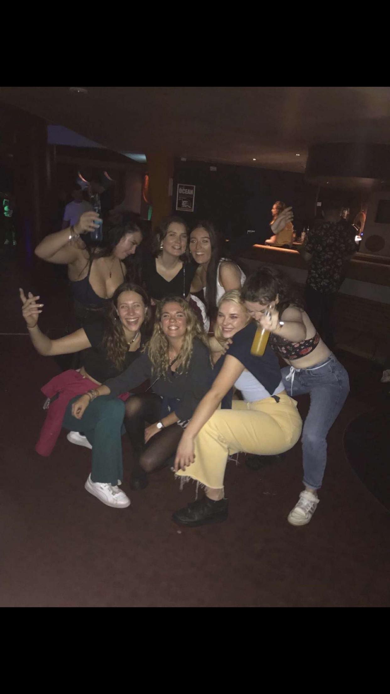 Image may contain: Pants, Bar Counter, Pub, Party, Night Club, Club, Night Life, Human, Person, Apparel, Clothing, Footwear, Shoe