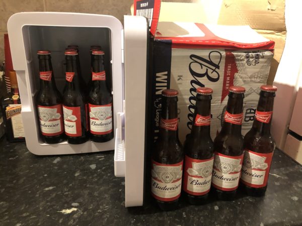beer, alcohol, pint, bottle, empty, bud l