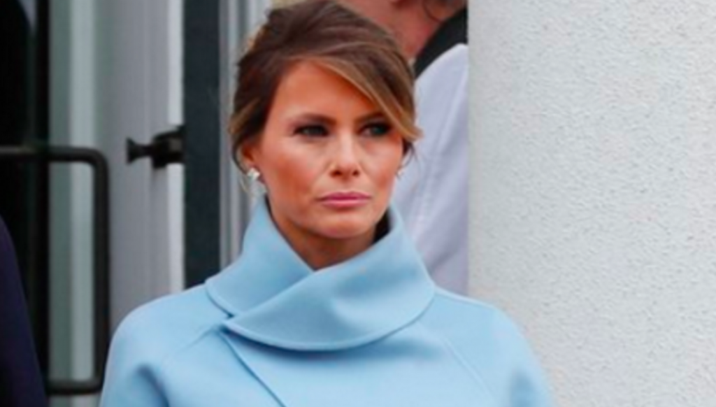 Photo of Melania Trump at the inauguration