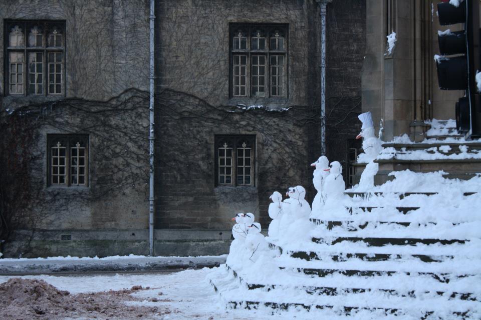 snowmen on st giles