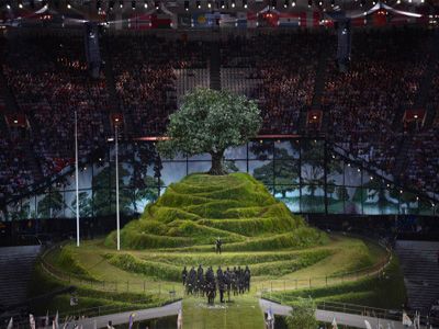 glastonbury hill tree-olympics-opening-ceremony