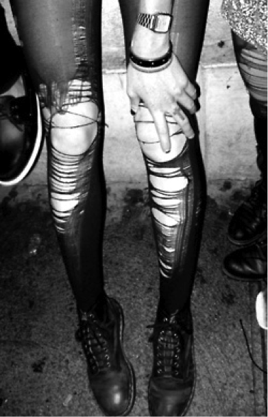 ripped tights