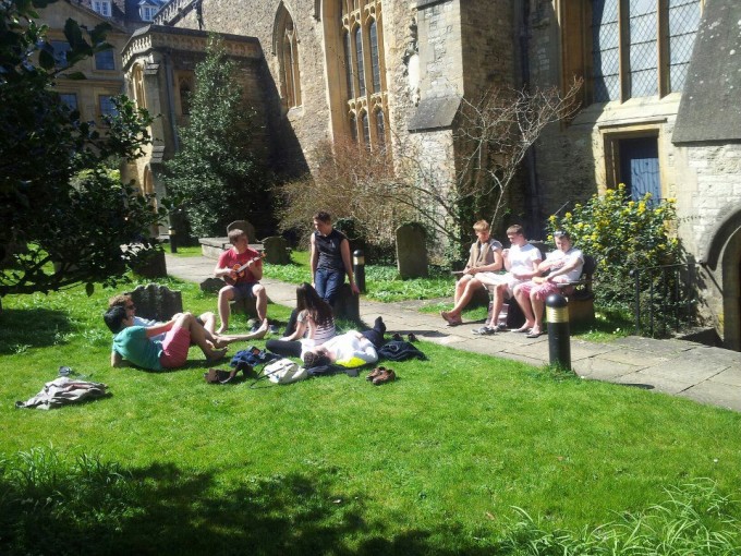 So near but yet so far: Teddy Hall finalists linger just metres from the college library