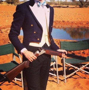 A buller and his weapon