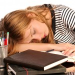 Sleeping student