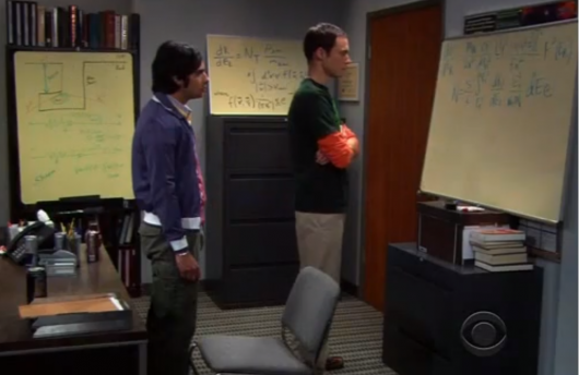 A  video of theoretical scientists hard at work