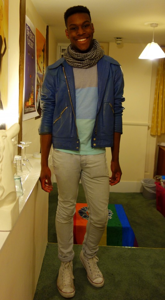 Tshirt - Topman / Jeans - Topman / Leather Jacket - H&M / Scarf- H&M 