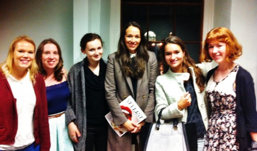 Fashion fanatics and media moguls with Lisa at the event.