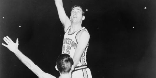 Better times...Hall of Fame NBA player Bill Bradley was at Oxford for one year, as figuratively every inch of space at the Iffley Road sports complex is keen to tell you.