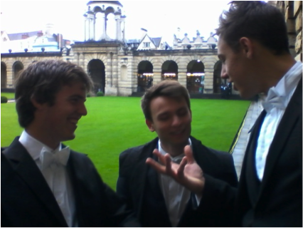 Some freshers in a quad