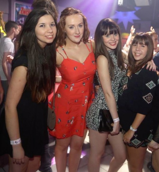 Red hair. Red dress. Red hot.