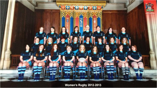 This is the official University of Gloucestershire womens' rugby photo. I don't know how they got this effect. I don't know if that's a good thing for us or not. I'm kinda scared honestly.
