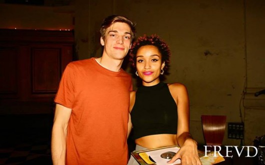 Events manager James Shirley with Holy Funk DJ Zakia