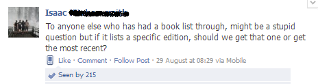book clarification