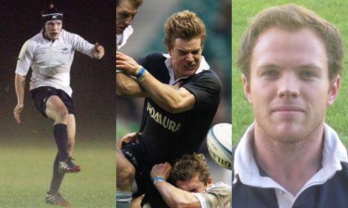 That middle image was originally captioned "Oxford's Jon Hudson is eased off the ball". Understatement of the century goes to...