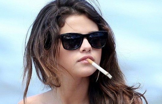 What you imagine you look like when smoking.