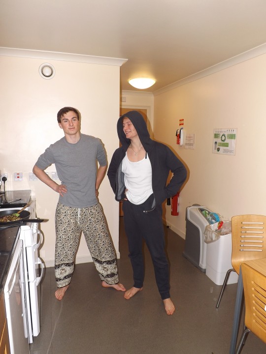 Ed (left) - Trousers - Thailand, Top - M & S