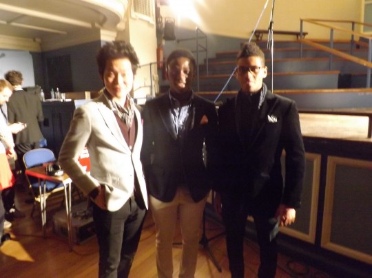 Fred Shan, Kekeli Anthony and Sam Gebreselassie