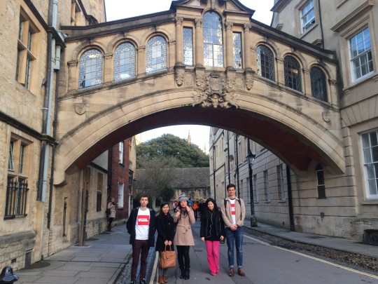 They had no idea we were in the photo, honest