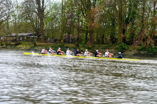 A confident Oxford in training yesterday