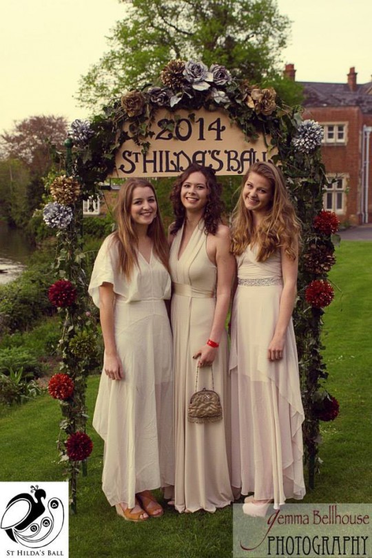 This trio showcase great summer style in floaty, white dresses