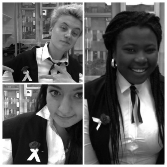 The Wom Cam team have called for students to wear a white ribbon on their sub fuse