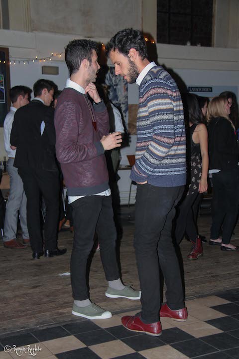 We love the smart-casual style of these two gentlemen