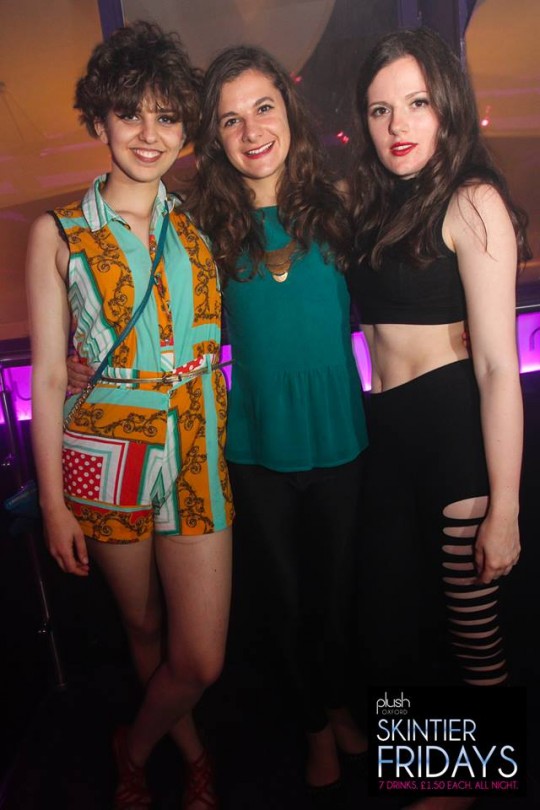 A trio of strong looks. We particularly love the geometric patterned playsuit on the left- an alternative yet classy club look