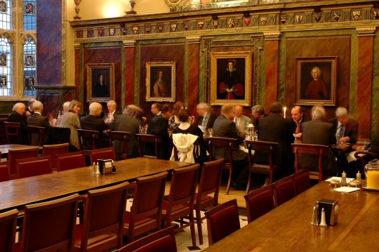 Trinity high table- the scene of the crime