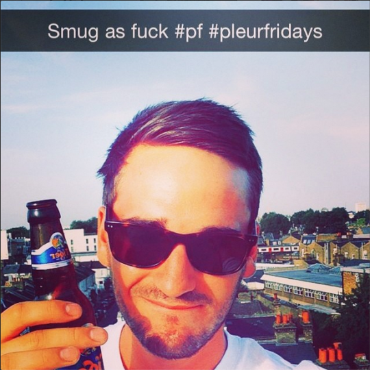 Edward Bristow, Pleur founder and beer drinking bloke